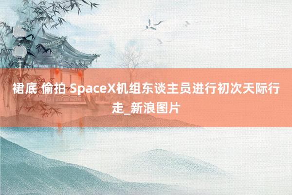 裙底 偷拍 SpaceX机组东谈主员进行初次天际行走_新浪图片